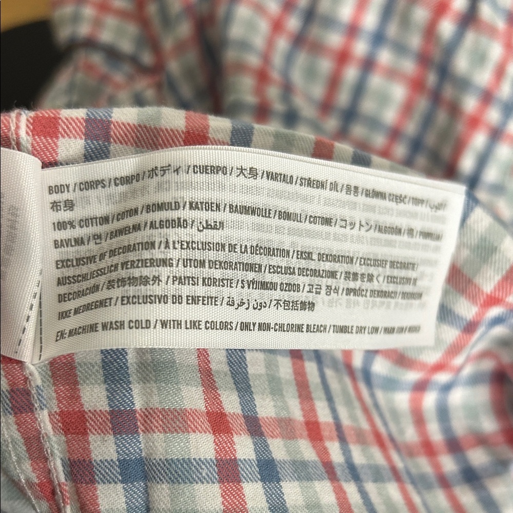 Abercrombie Kids Red and Blue Plaid Shirt - Picture 9 of 9